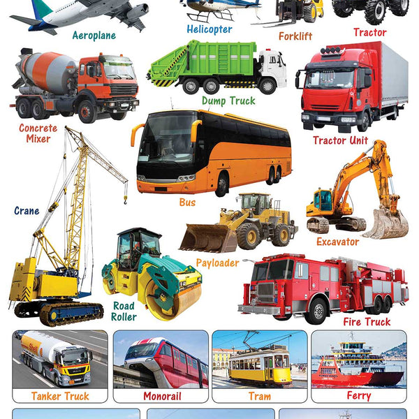 Heavy Vehicles : Charts - Om Books - Distacart