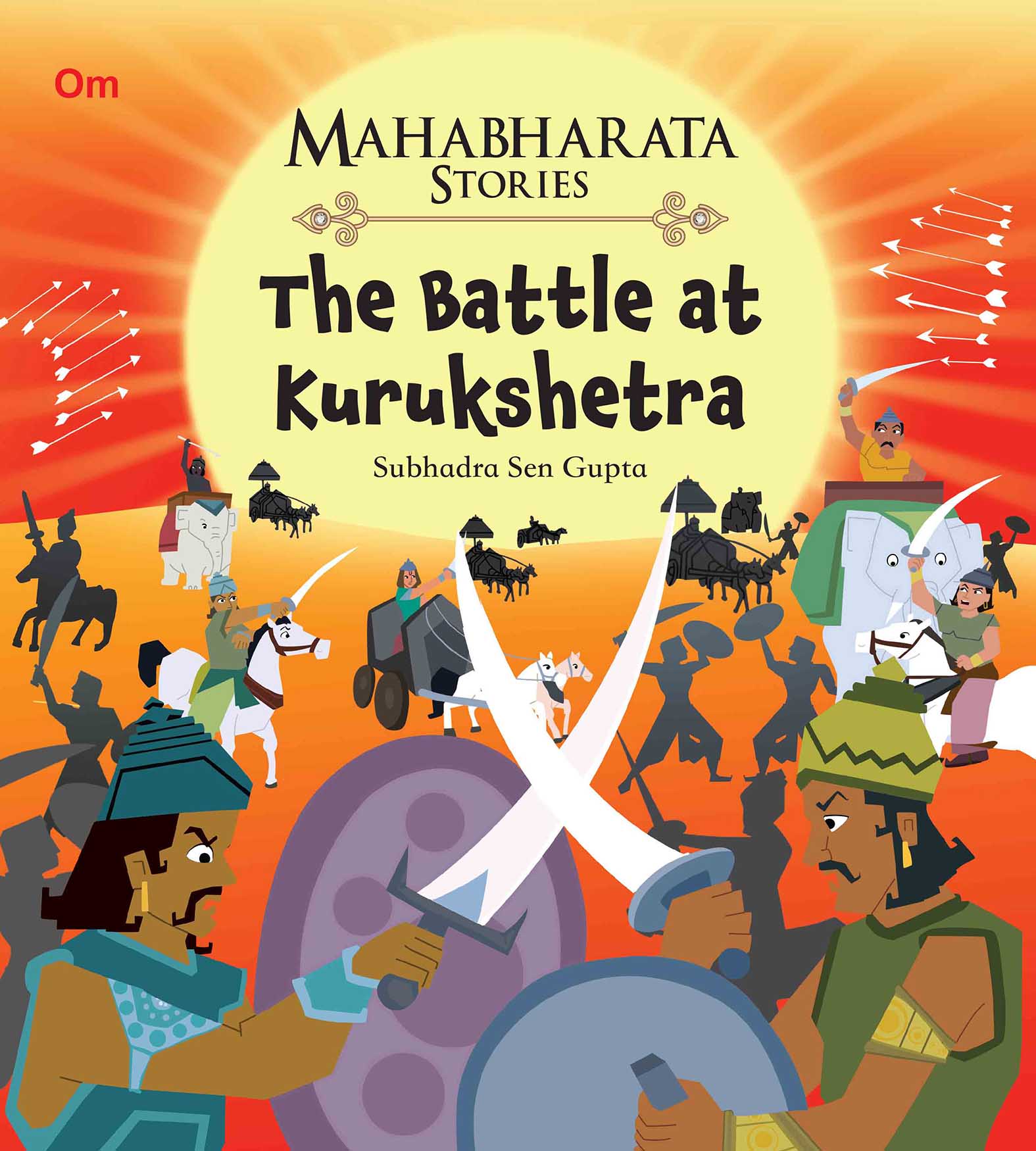 The Battle at Kurukshetra : Mahabharata Stories - Om Books - Distacart