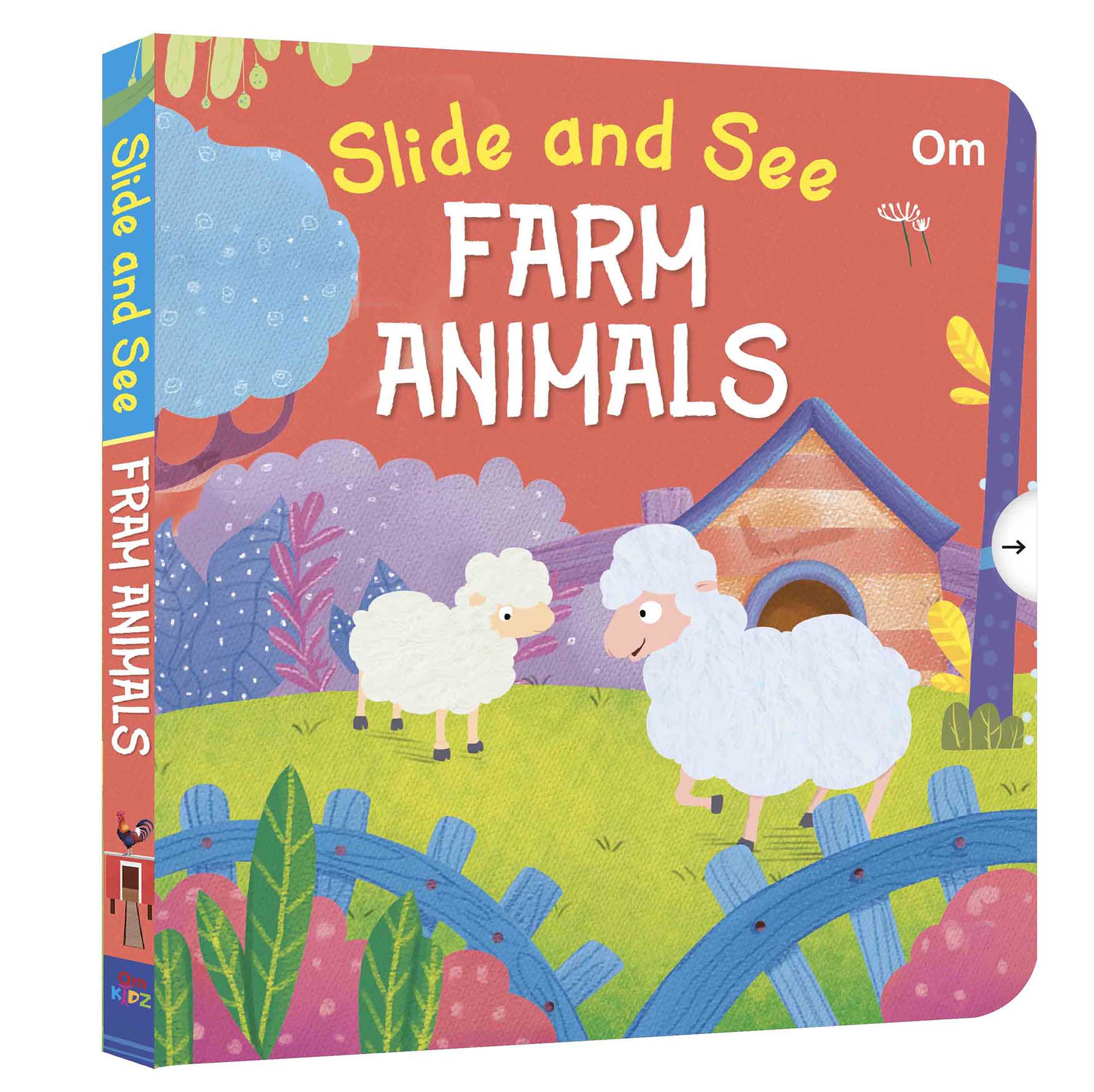 Slide and See Farm Animals - Om Books - Distacart