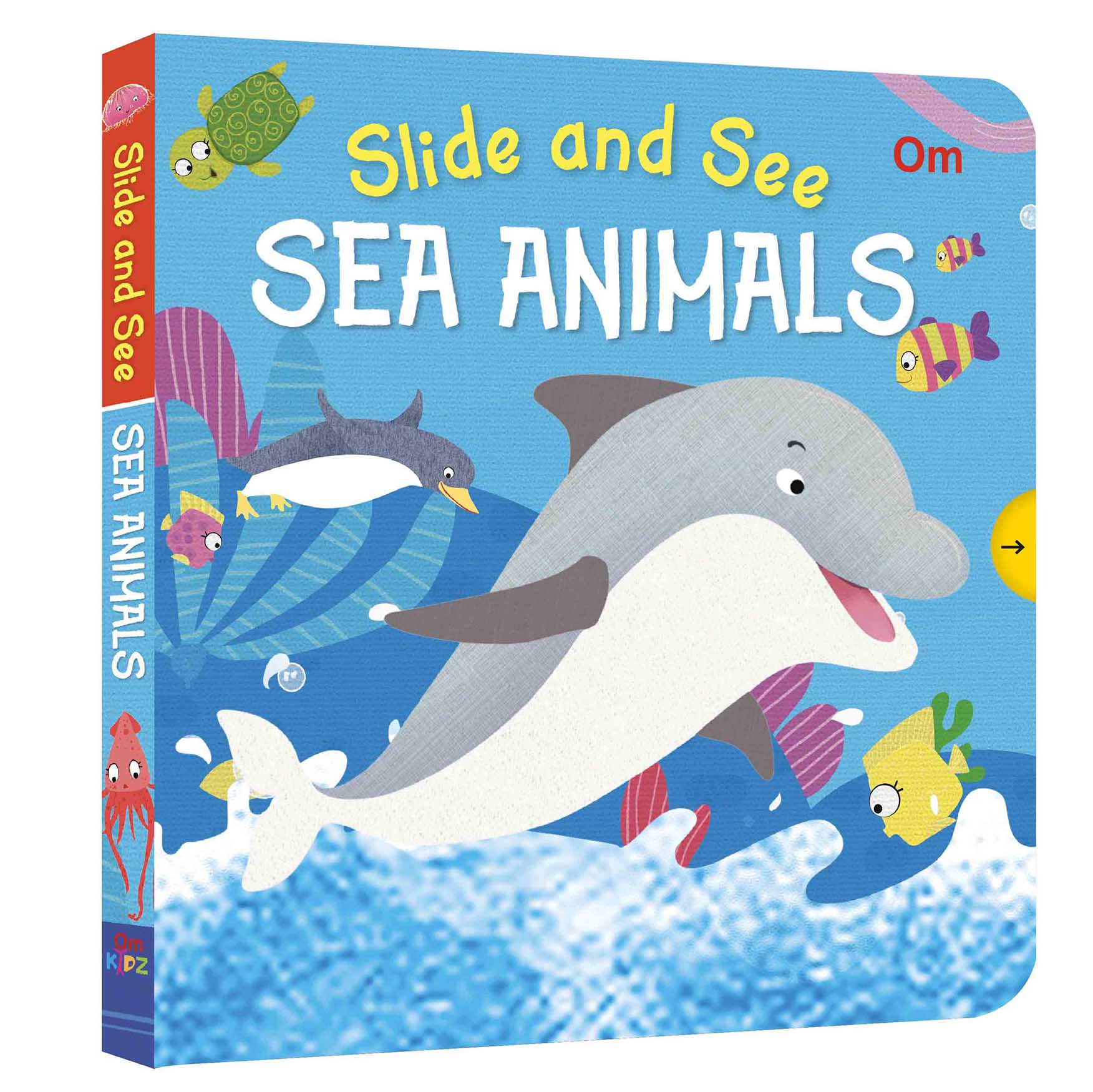 Slide and See Sea Animals - Om Books - Distacart