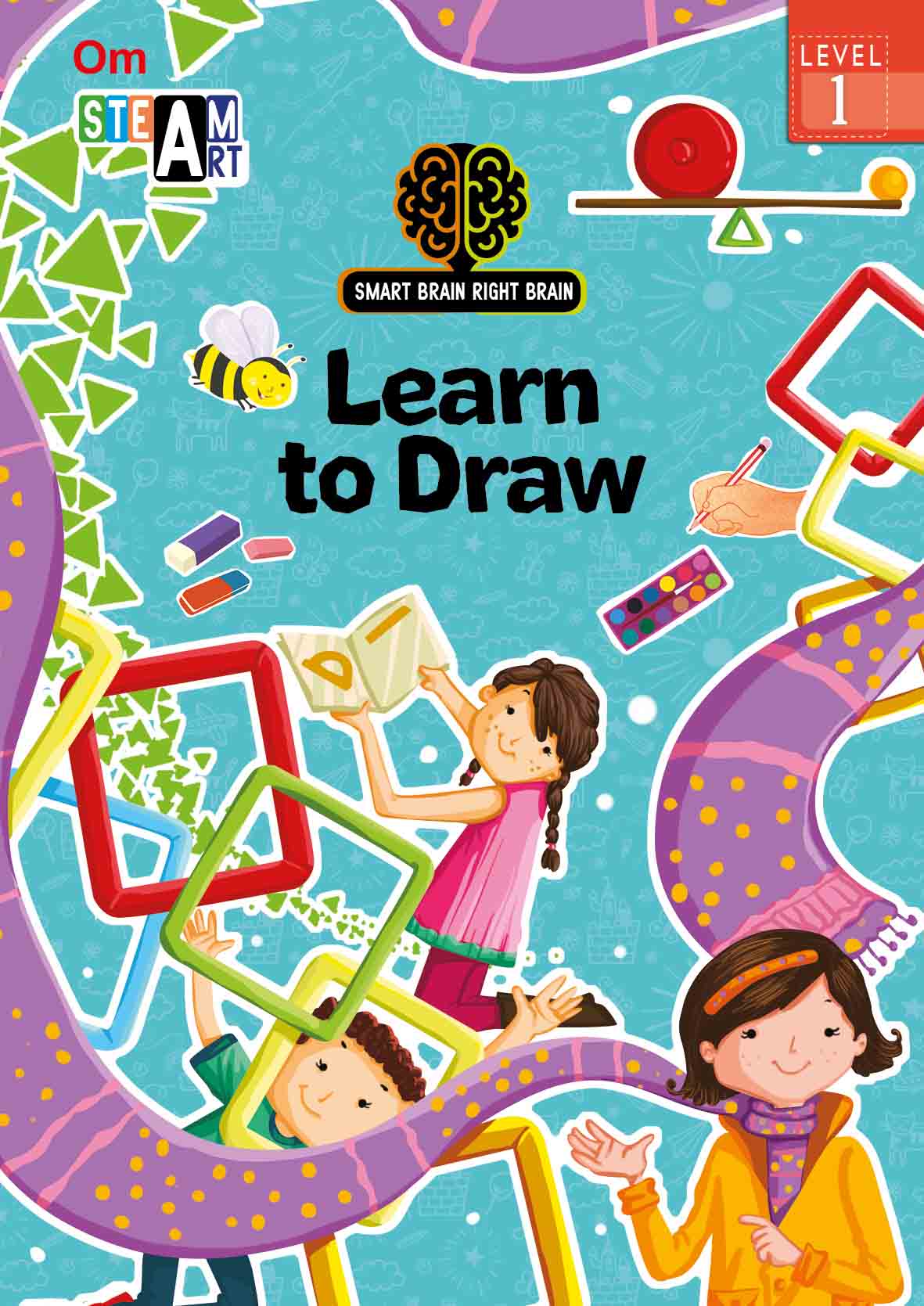 Smart Brain Right Brain Art Level 1 : Learn to Draw - Om Books - Distacart