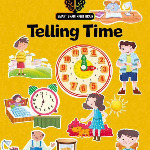 Smart Brain Right Brain Maths Level 3 : Telling Time - Om Books - Distacart