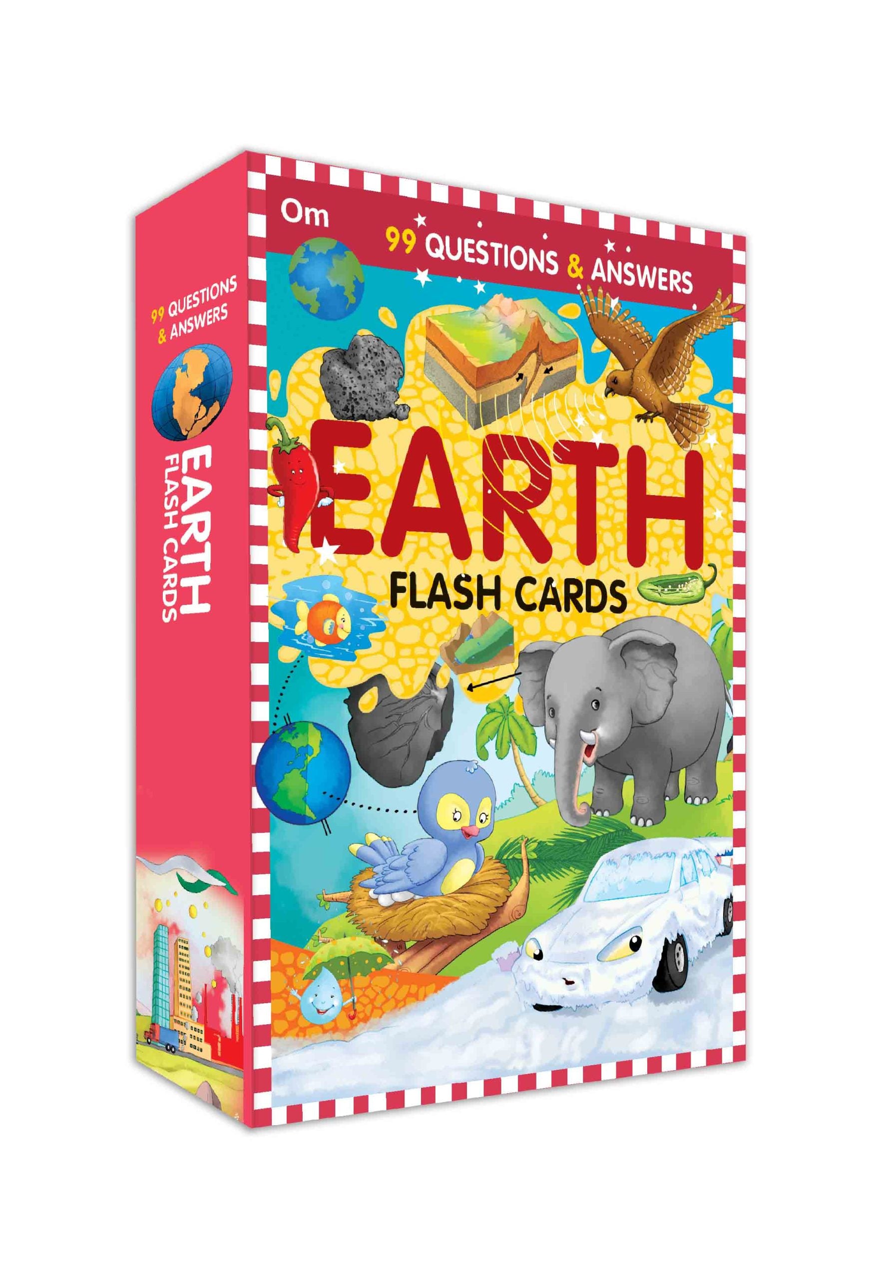 99 Question & Answers Earth Flash Cards - Om Books - Distacart