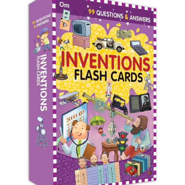 99 Question & Answers Inventions Flash Cards - Om Books - Distacart