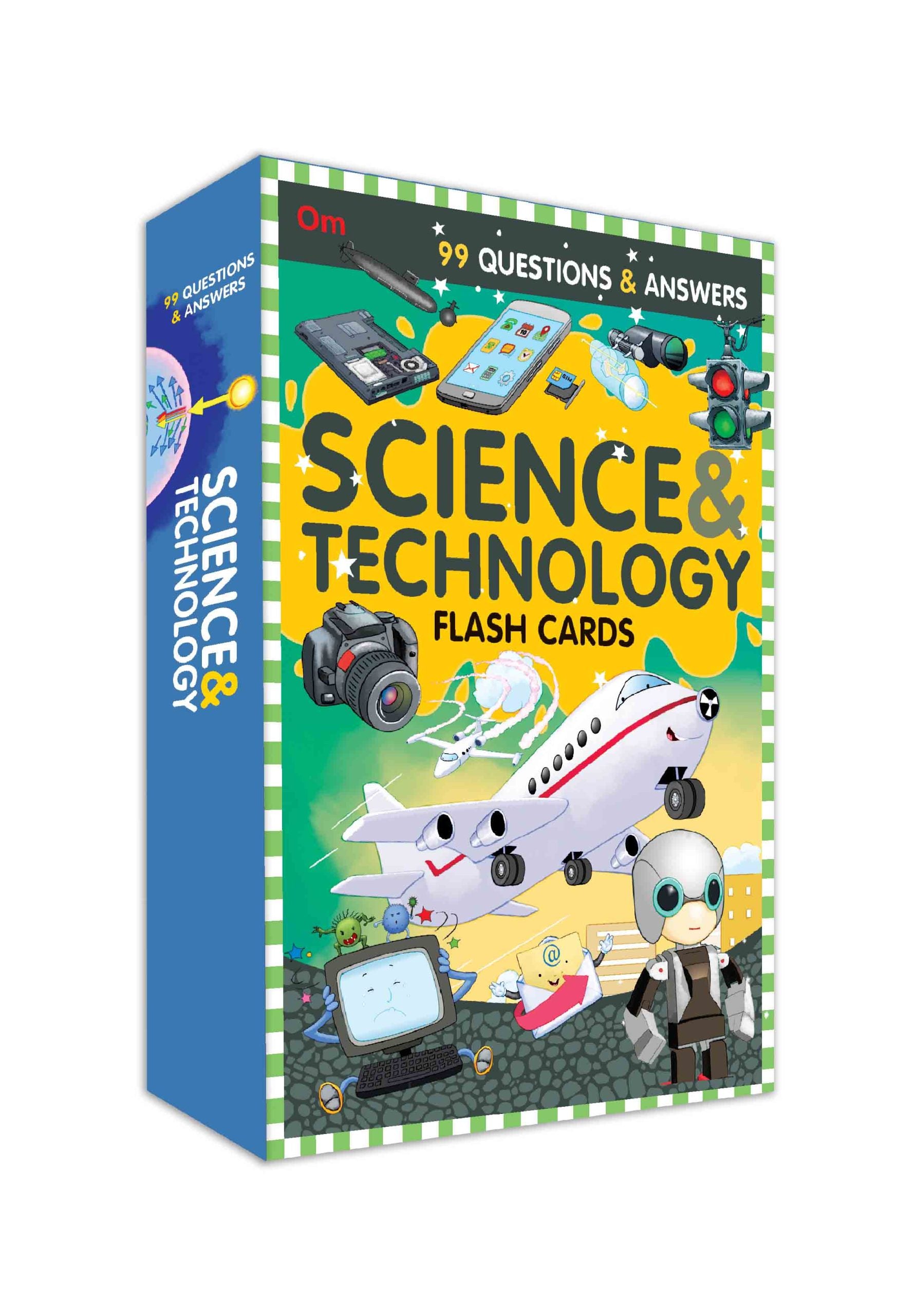 99 Question & Answers Science and Technology Flash Cards - Om Books - Distacart