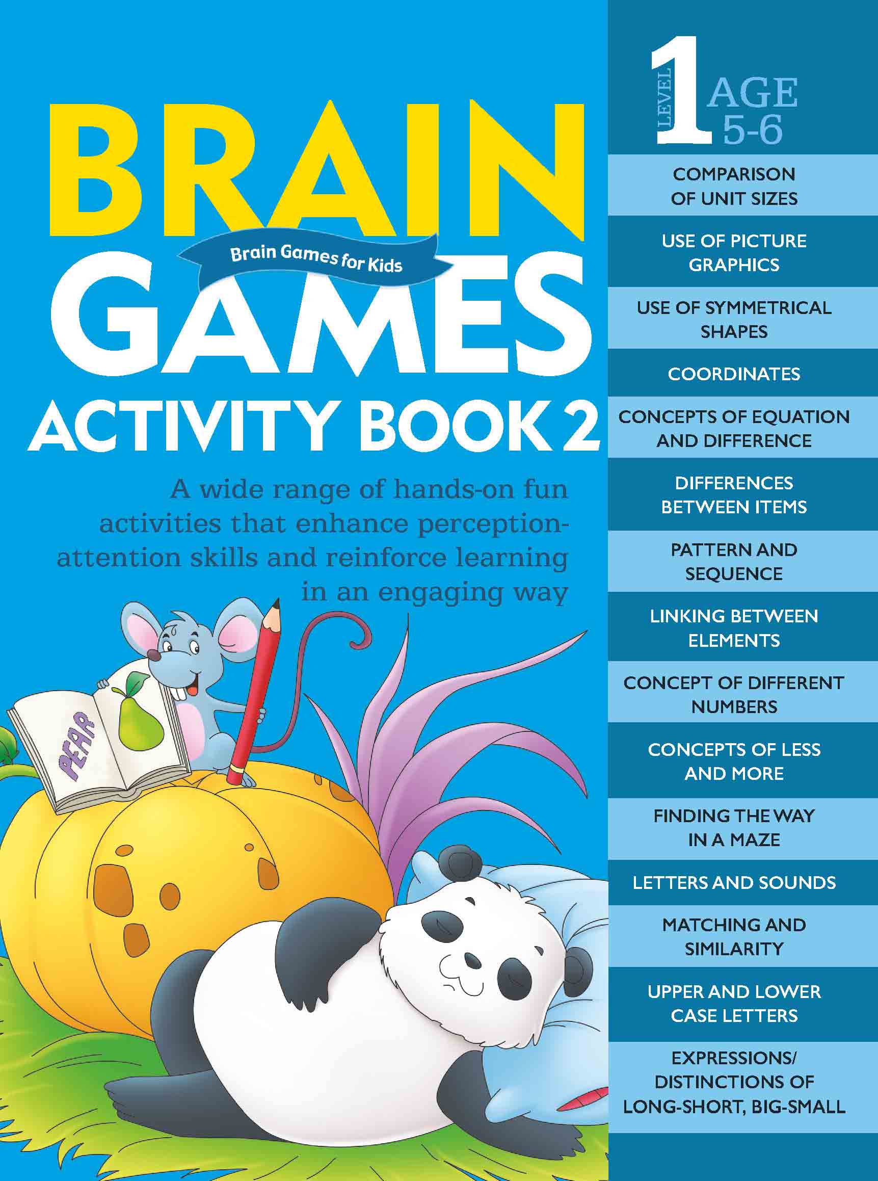 Brain Games for Kids : Brain Games Activity Book Level 1 : Book-2 - Om Books - Distacart