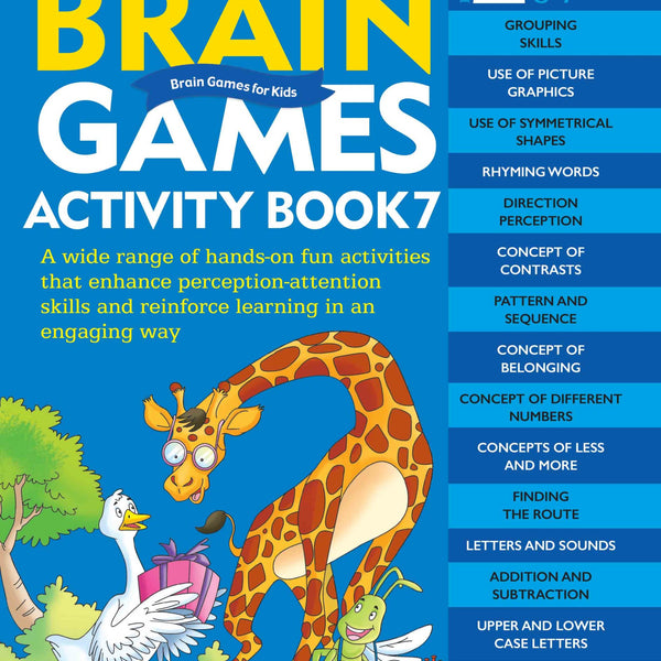 Brain Games for Kids : Brain Games Activity Book Level 2 : Book-7 - Om Books - Distacart