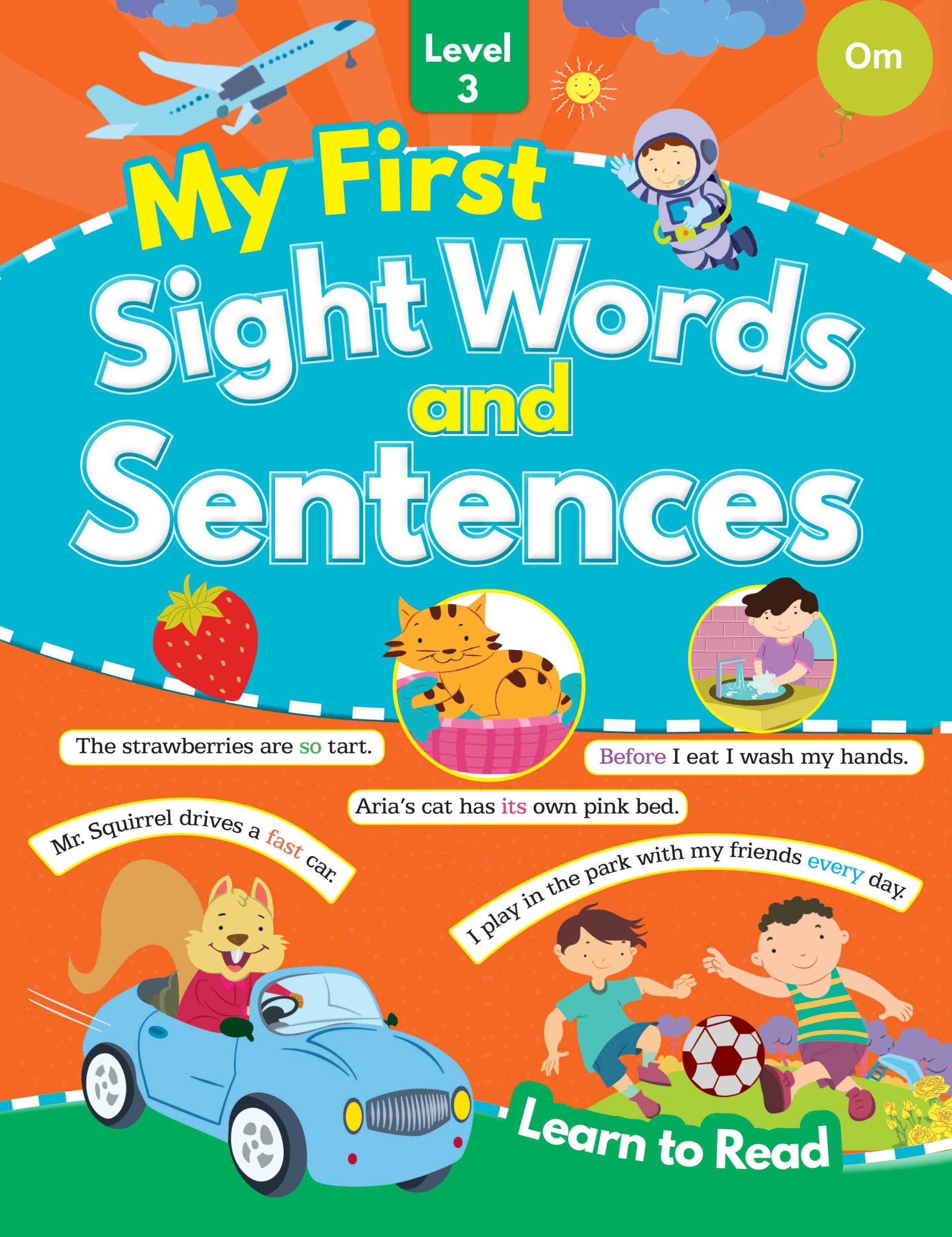 My First Sight Words and Sentences Level 3 - Om Books - Distacart