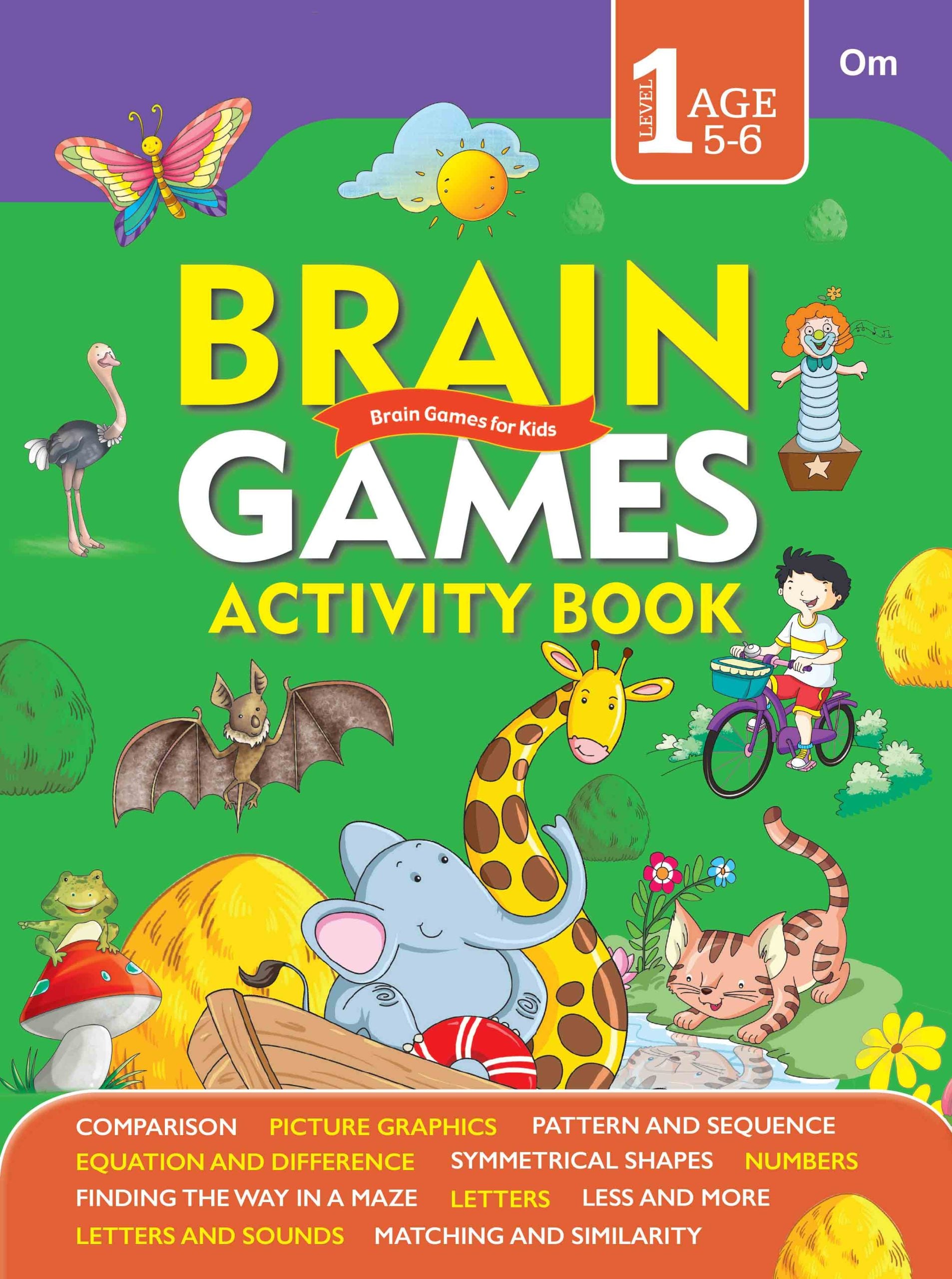 Brain Games Activity Book Level 1_Binder 2 - Om Books - Distacart