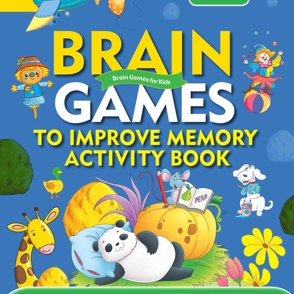 Brain Games To improve Memory Activity Book Level 1_Binder 1 - Om Books - Distacart
