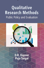 Thumbnail for Qualitative Research Methods: Public Policy and Evaluation - Gyan Books - Distacart