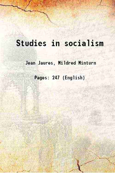 Studies in socialism - Gyan Books