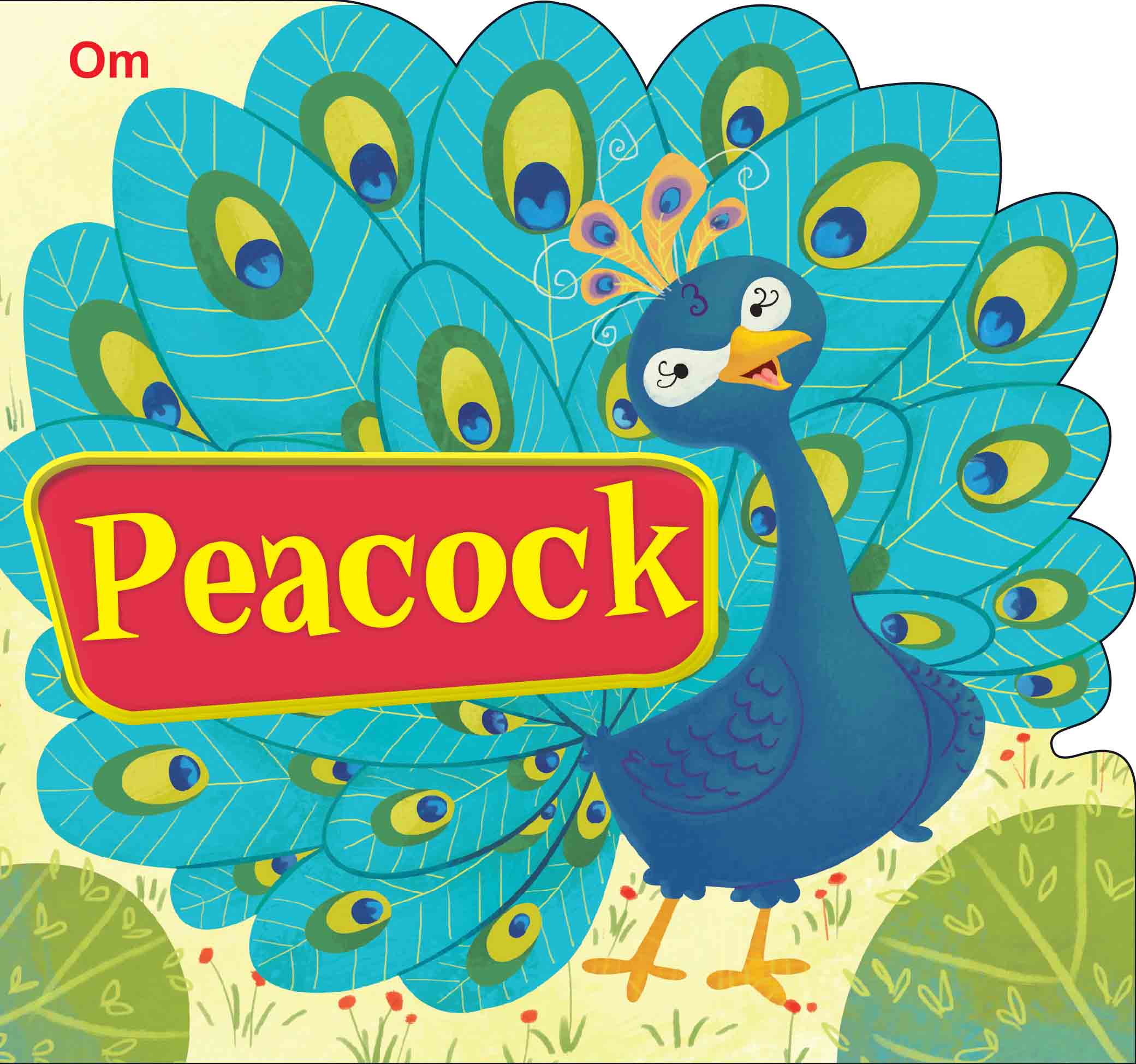 Peacock : Cutout Board Book - Om Books - Distacart