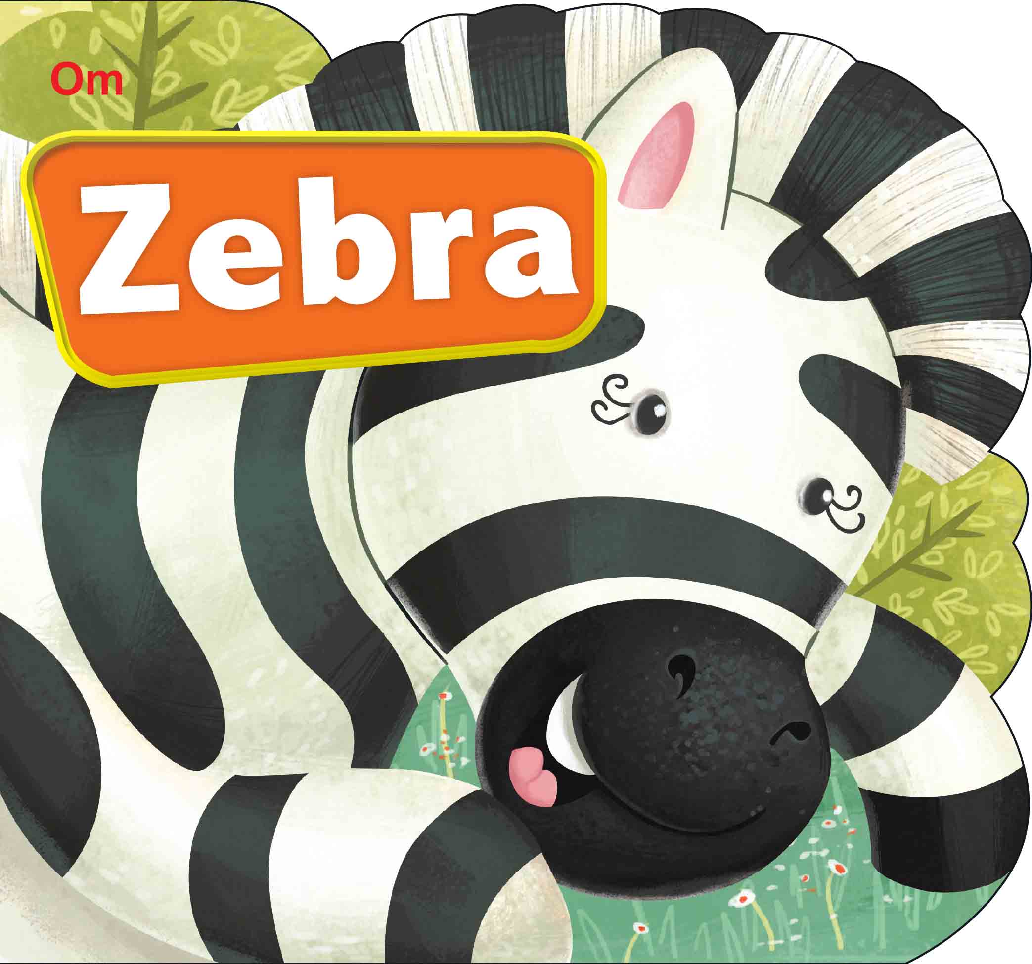 Zebra : Cutout Board Book - Om Books - Distacart