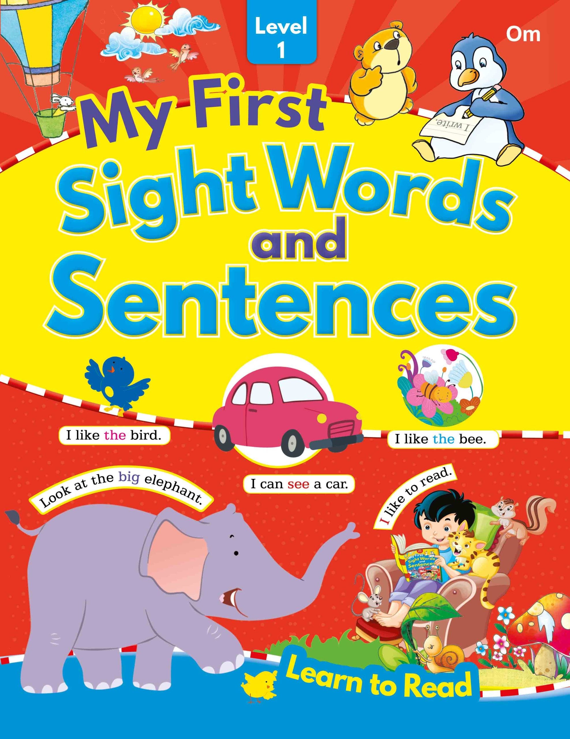 My First Sight Words and Sentences Level 1 - Om Books - Distacart