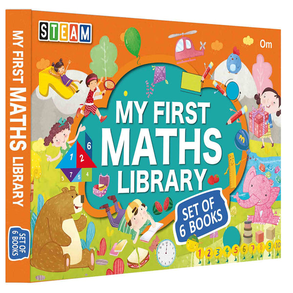 Steam : My First Maths Library (Set of 6 Books) - Om Books - Distacart