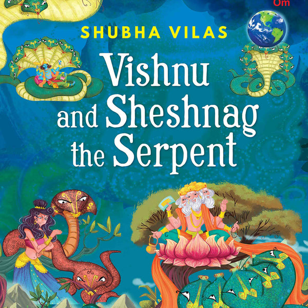 Vehicles of Gods : Vishnu and Sheshnag and the Serpent - Om Books - Distacart