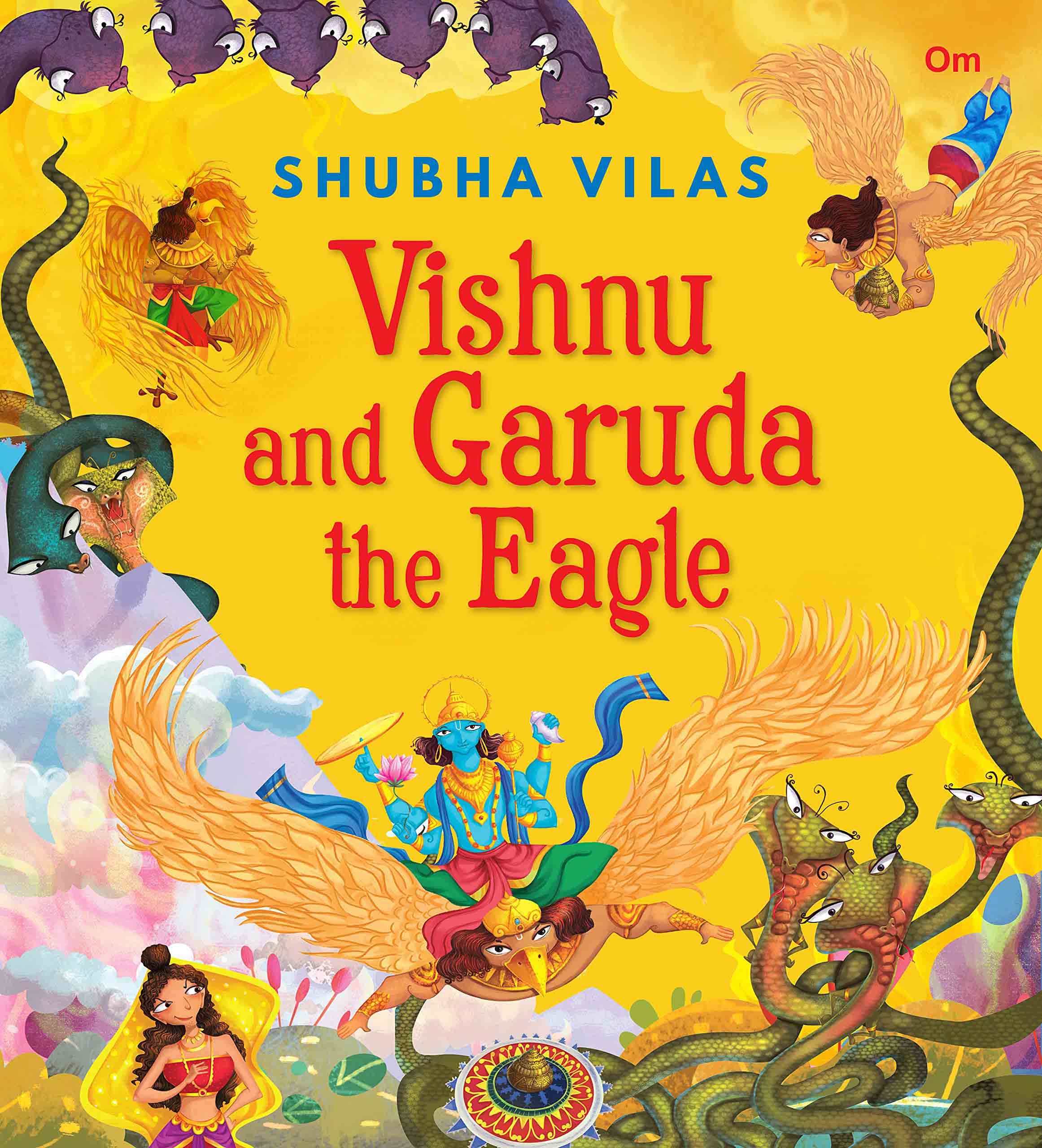 Vehicles of Gods : Vishnu and Garuda the Eagle - Om Books - Distacart