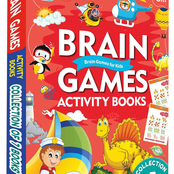 Brain Games Activity Books Level - 2 Box set - Om Books - Distacart