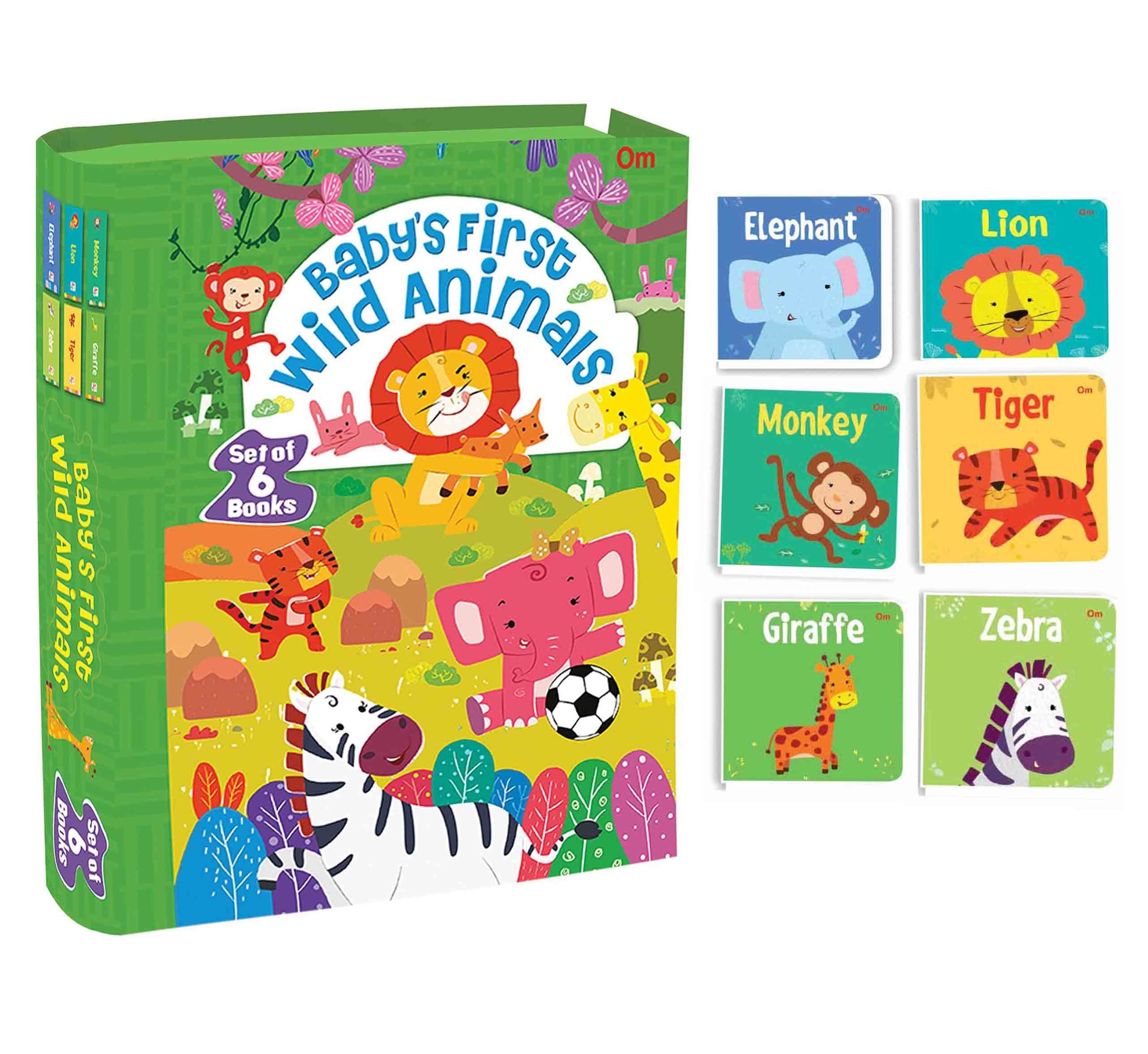 Baby's First Wild Animals (Box) - Om Books - Distacart