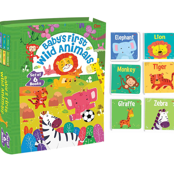 Baby's First Wild Animals (Box) - Om Books - Distacart