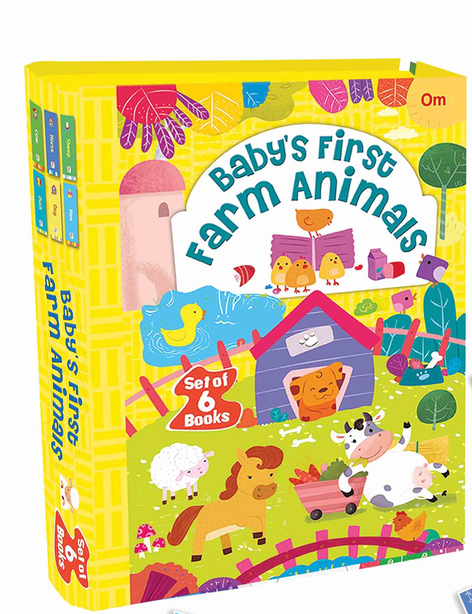 Baby's First Farm Animals (Box) - Om Books - Distacart