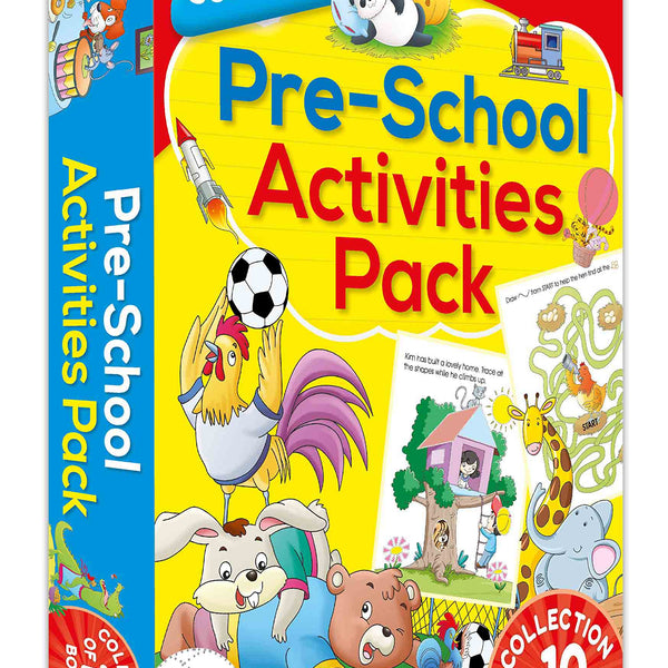 Smart Scholars Pre-School Activities Pack (Box) - Om Books - Distacart