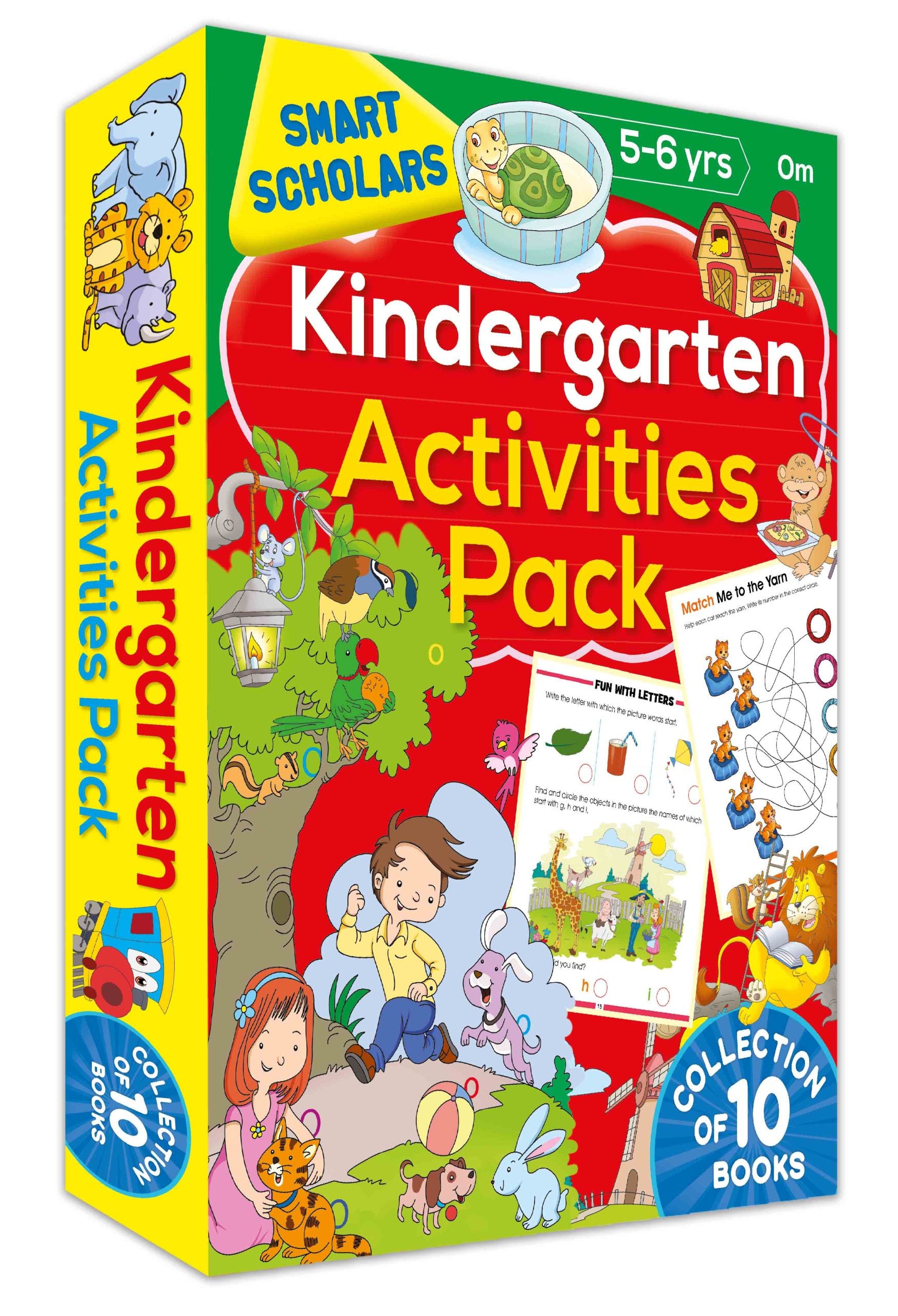 Smart Scholars Kindergarten Activities Pack (Box) - Om Books - Distacart