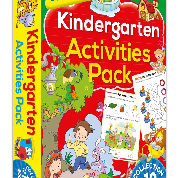 Smart Scholars Kindergarten Activities Pack (Box) - Om Books - Distacart