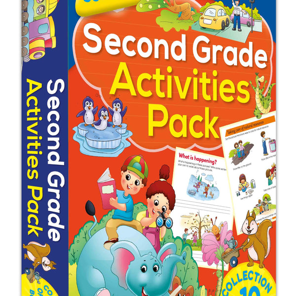 Smart Scholars Second Grade Activities Pack (Box) - Om Books - Distacart