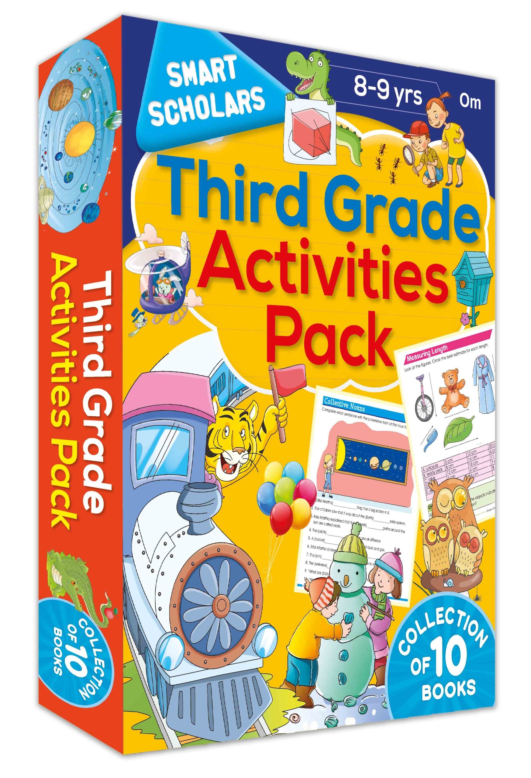 Smart Scholars Third Grade Activities Pack (Box) - Om Books - Distacart