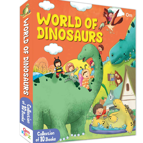 World of dinosaurs Box Set - Om Books - Distacart