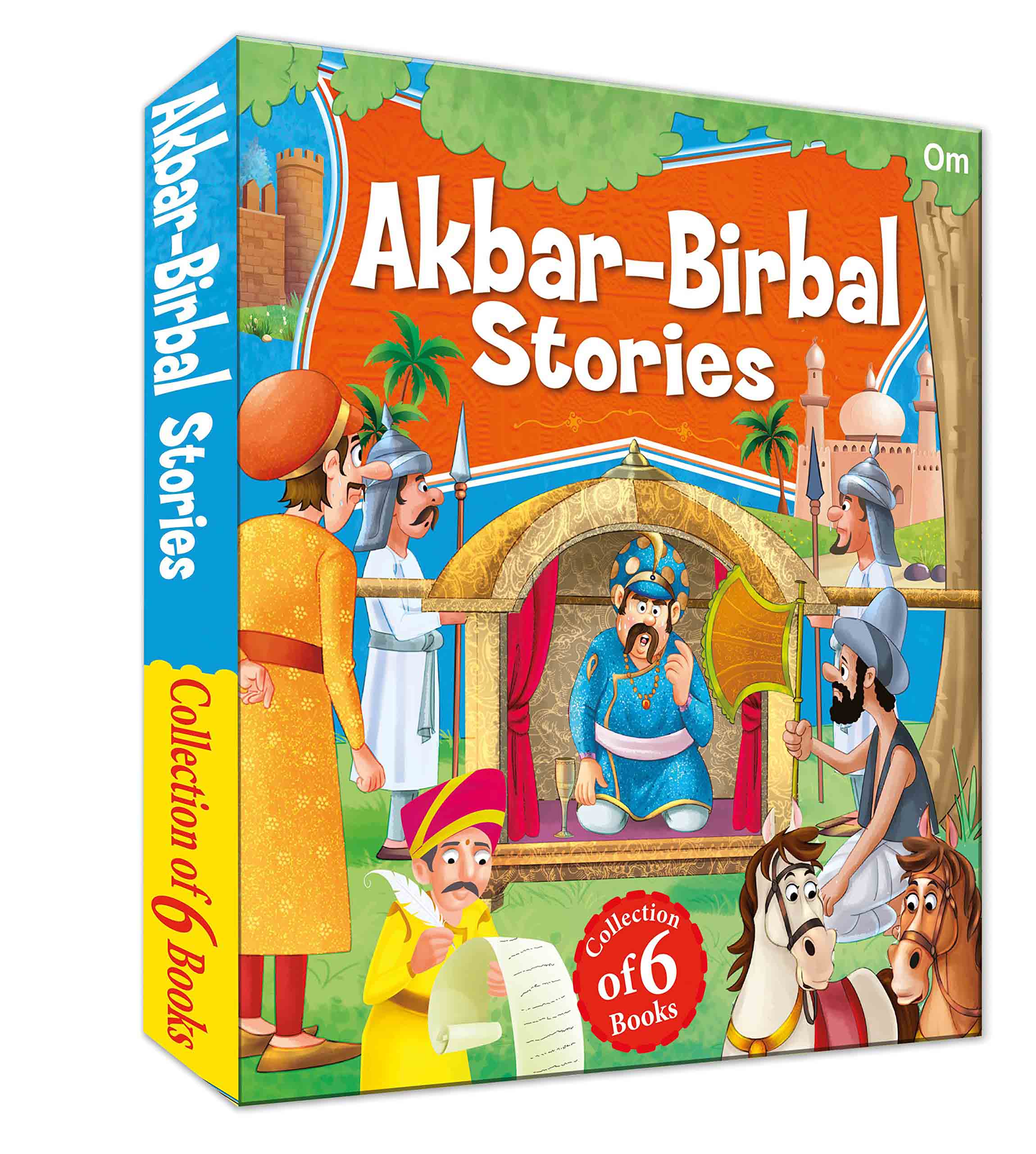 Akbar - Birbal Stories- Box set - Om Books - Distacart