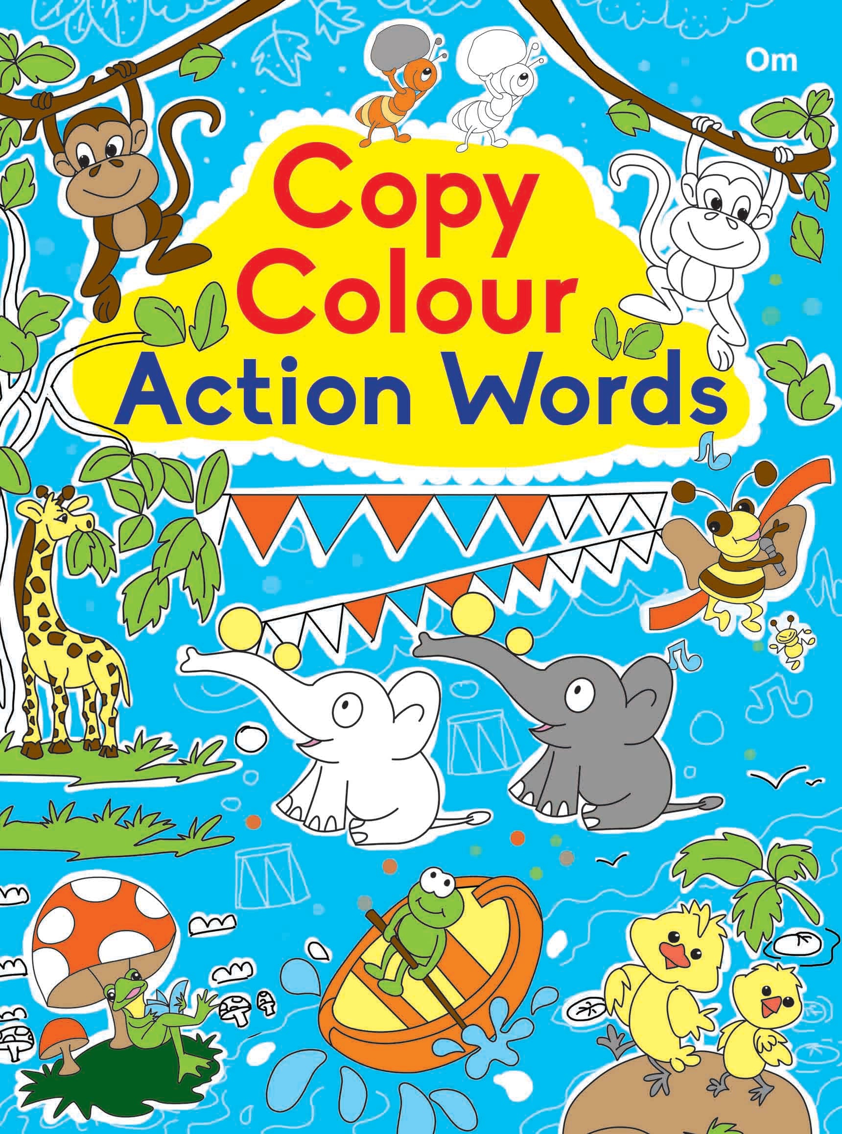 Copy Colour Action Words - Om Books - Distacart