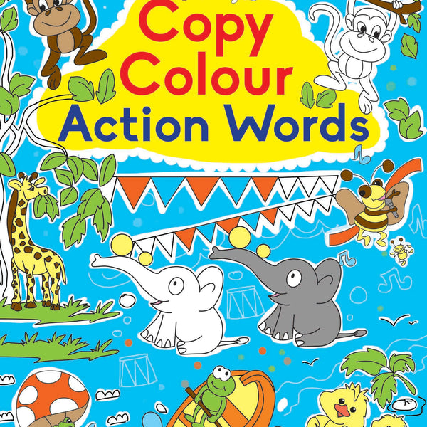 Copy Colour Action Words - Om Books - Distacart