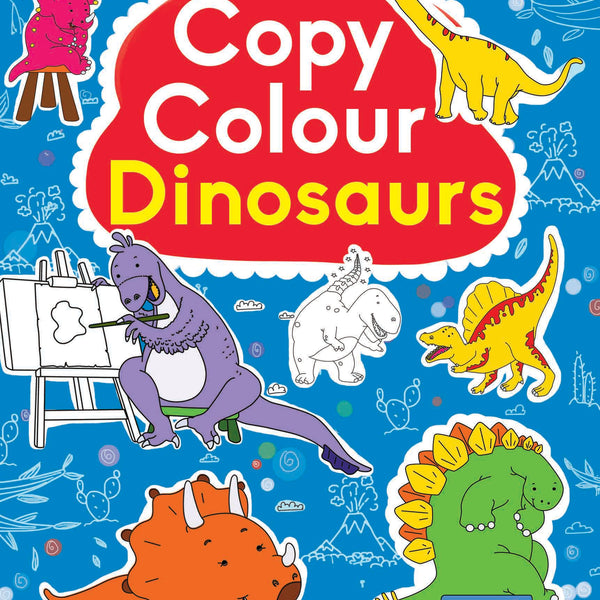 Copy Colour Dinosaurs - Om Books - Distacart