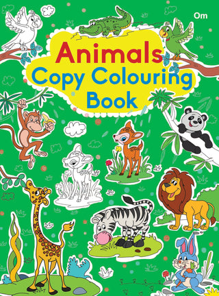 Animals Copy Colouring Books - Om Books