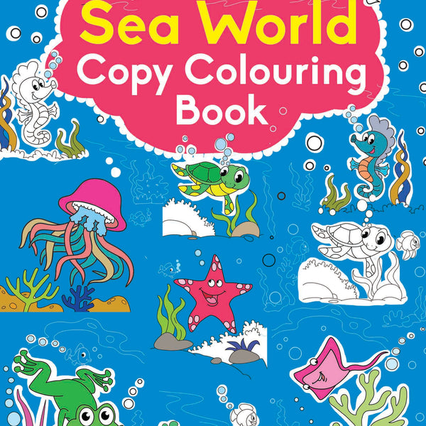 Sea World Copy Colouring Book - Om Books - Distacart