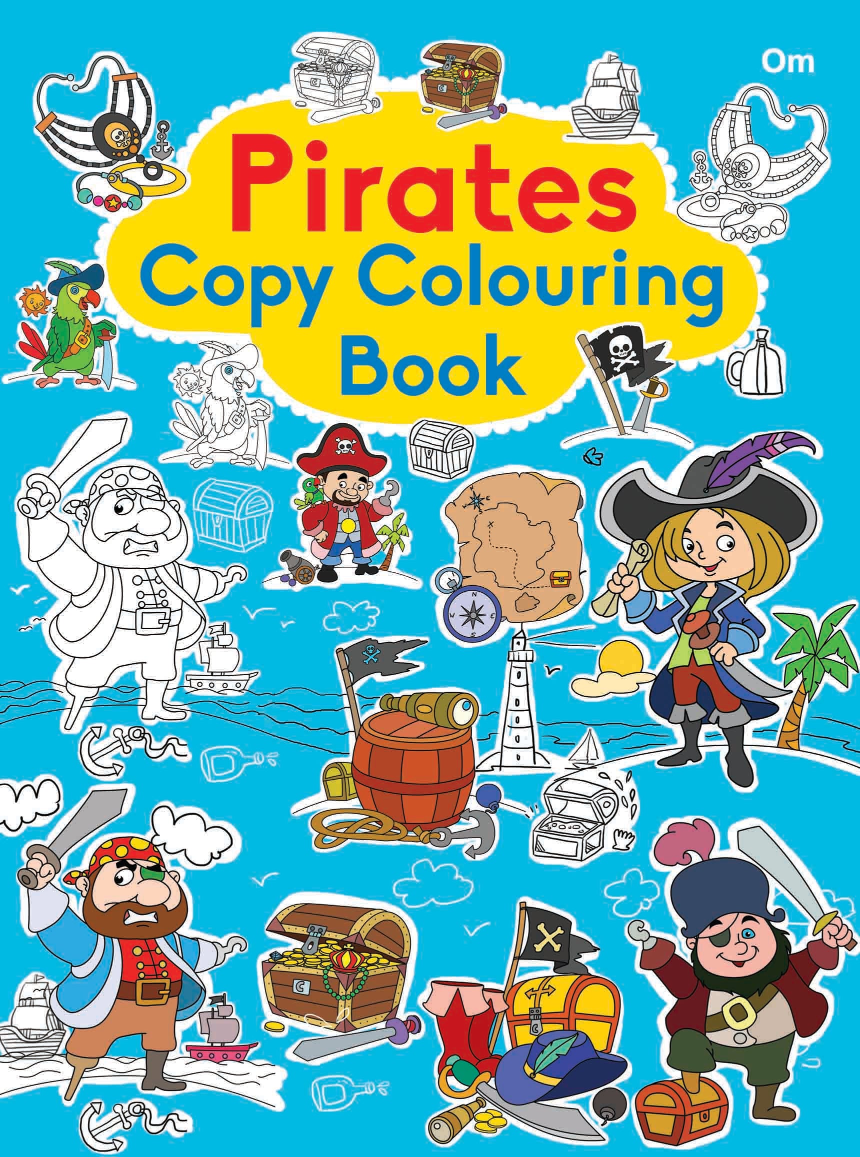Pirates Copy Colouring Book - Om Books - Distacart