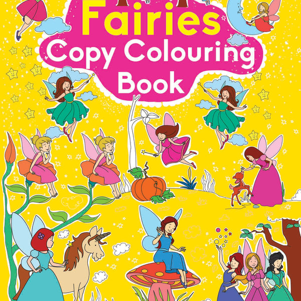 Fairies Copy Colouring Book - Om Books - Distacart