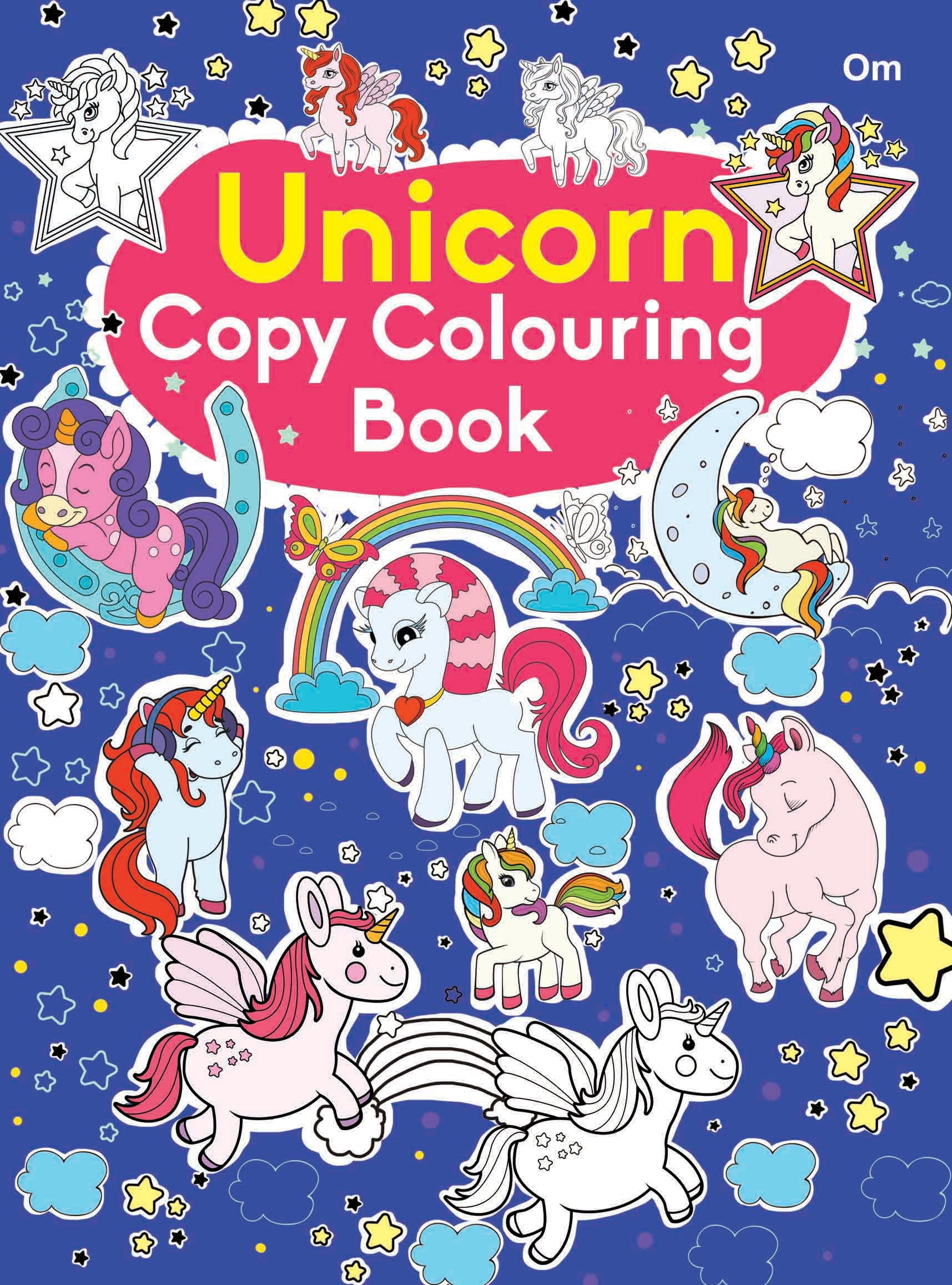 Unicorn Copy Colouring Book - Om Books - Distacart