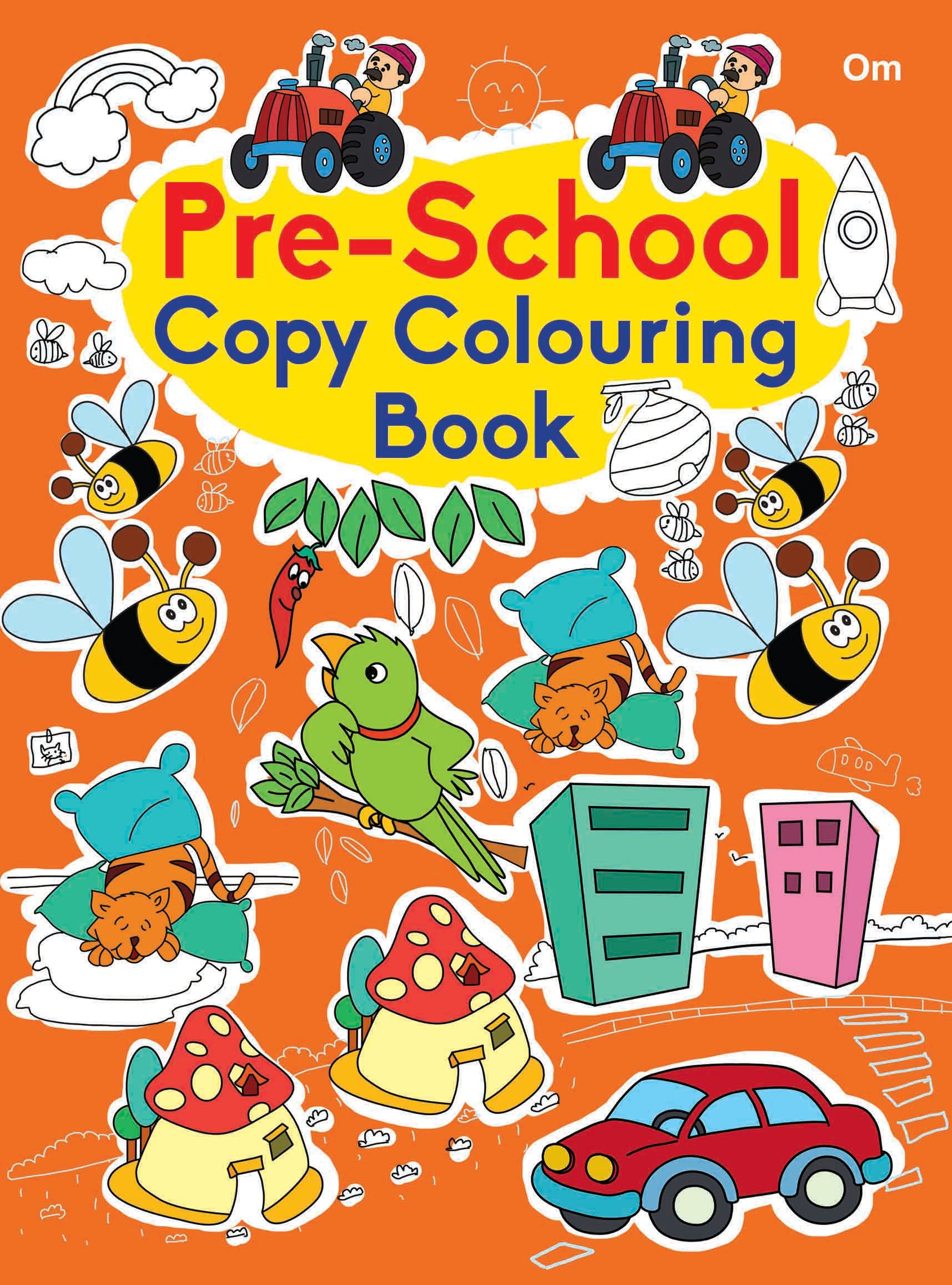 Pre-School Copy Colouring Book - Om Books - Distacart