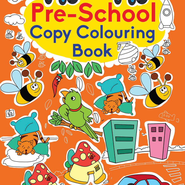 Pre-School Copy Colouring Book - Om Books - Distacart