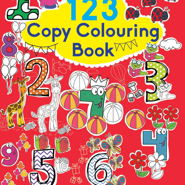 123 Copy Colouring Book - Om Books - Distacart