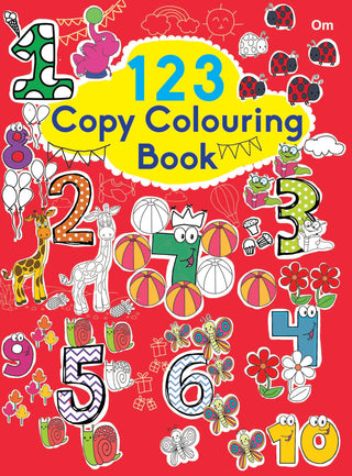 123 Copy Colouring Book - Om Books - Distacart