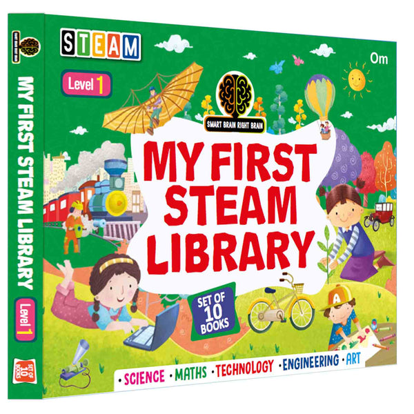 My First STEAM Library Level-1 Box - Om Books - Distacart