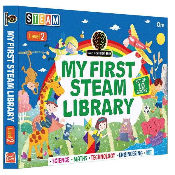 My First STEAM Library Level-2 Box - Om Books - Distacart