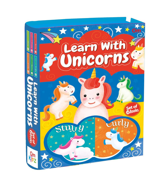 Learn With Unicorns Boxset - Set of 6 Books - Om Books
