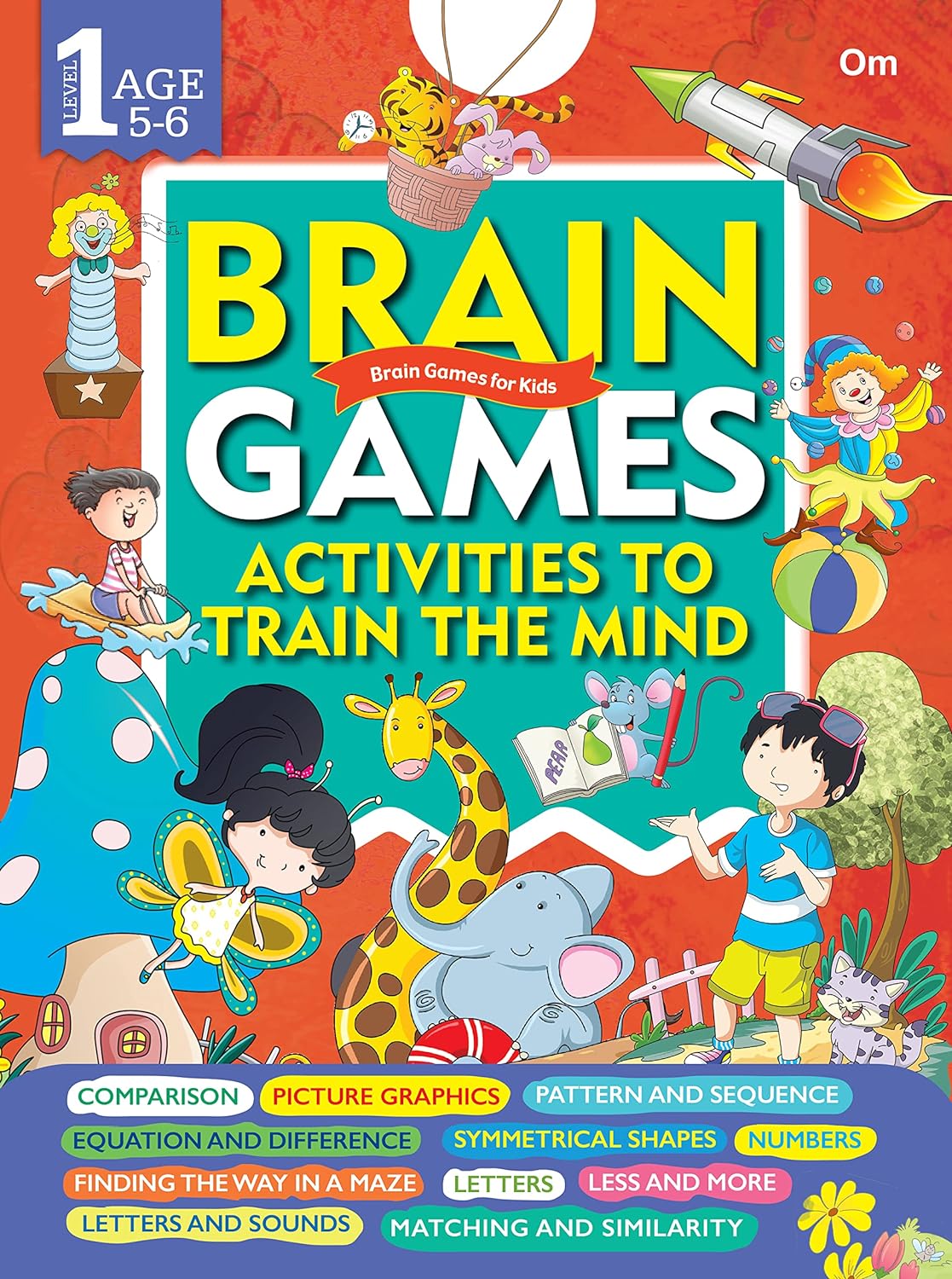 Brain Game Activity to Train The Mind level - 1 - Om Books - Distacart