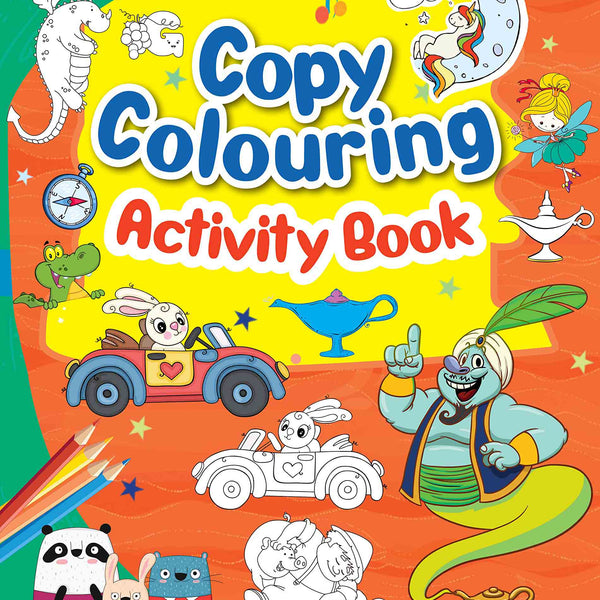 Copy colouring Activity book - Om Books - Distacart